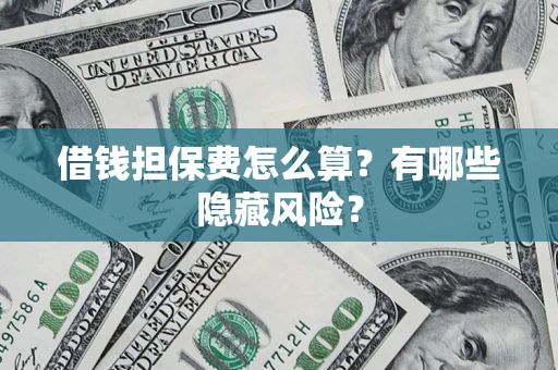 北京借钱担保费怎么算？有哪些隐藏风险？