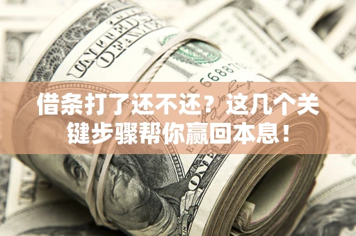 北京借条打了还不还？这几个关键步骤帮你赢回本息！
