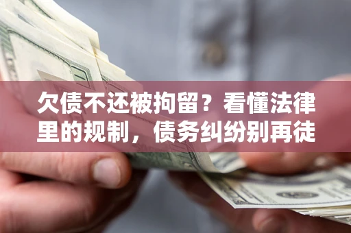 北京欠债不还被拘留？看懂法律里的规制，债务纠纷别再徒劳奔波