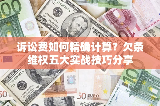 北京诉讼费如何精确计算？欠条维权五大实战技巧分享
