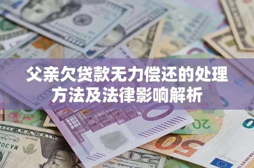 北京父亲欠贷款无力偿还的处理方法及法律影响解析